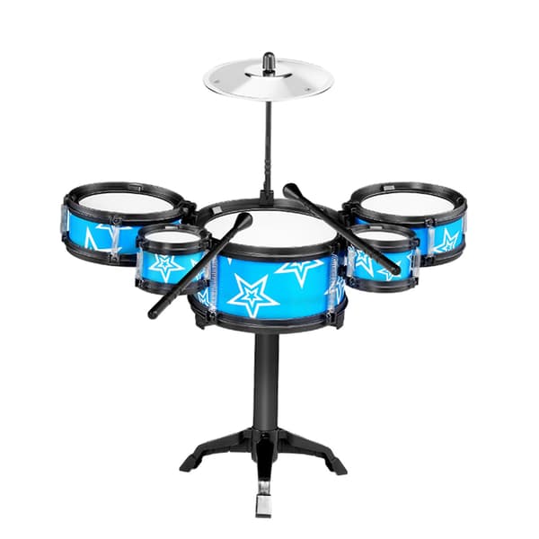 Children's Five-Drum Simulation Jazz Drum Percussion Instrument Early Education Percussion Drum Music Play Set