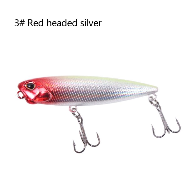 Fiskedrag hårdt agn 6,5/7,5/10cm Flydende penne fiske agn rød 6.5cm/5.5g red 6.5cm/5.5g