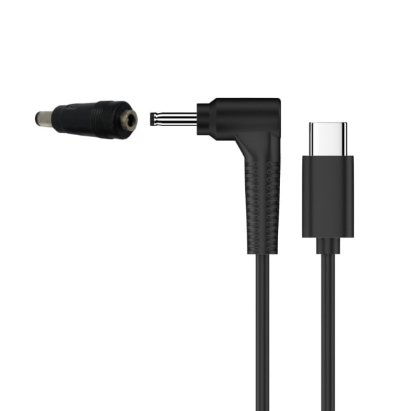 Portabel typ C till DC3.5x1.35mm omvandlarkabel, USB C till hane DC5.5x2.5mm strömförsörjning för routrar högtalare 20V