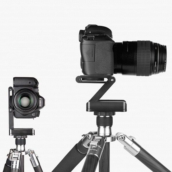 1 st Z Flex Tilt Head DSLR hopfällbar stativ Kamerahållare Svart