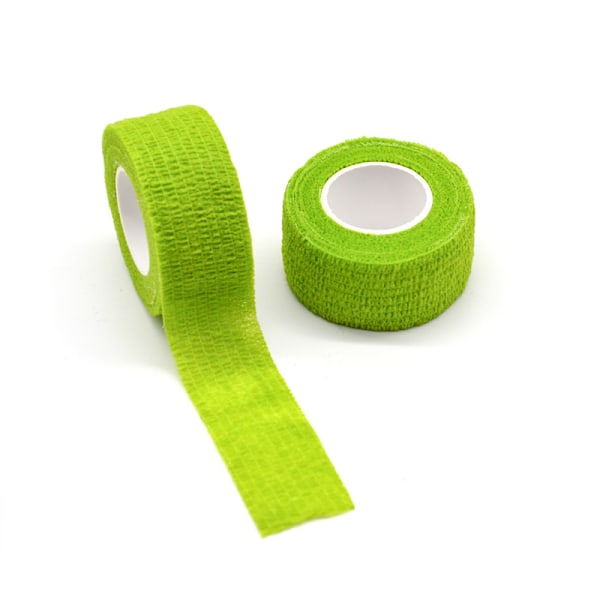 Fingerbandage Tegneserie Anti-Hårdhud Selvklæbende Bandage Håndbogstape Olive Green 2.5CM*4M