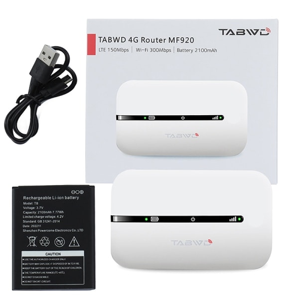 4G LTE Router WiFi Mobil Hotspot Trådlös Mifi Modem Router SI