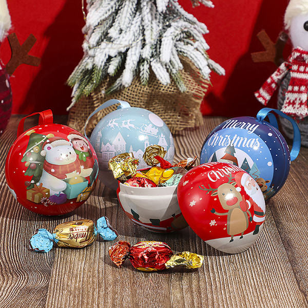 7 cm Julgran Dekor Ball Bauble Tryckt Jul Fest Hängande G one size G one size