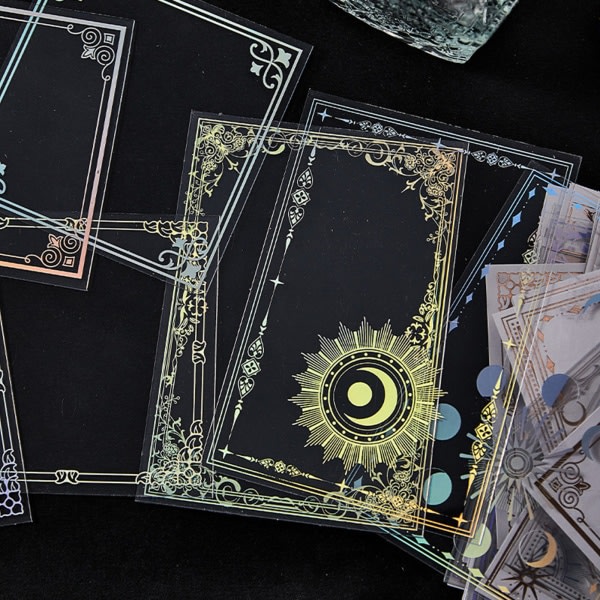 Fotobordstikere Bakgrunn for DIY Planner Scrapbooking Dekorasjon 10Pakke null - F