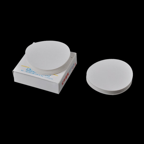100 stk filterpapir 7 cm medium hastighet filterpapir lab filtrering 0 0