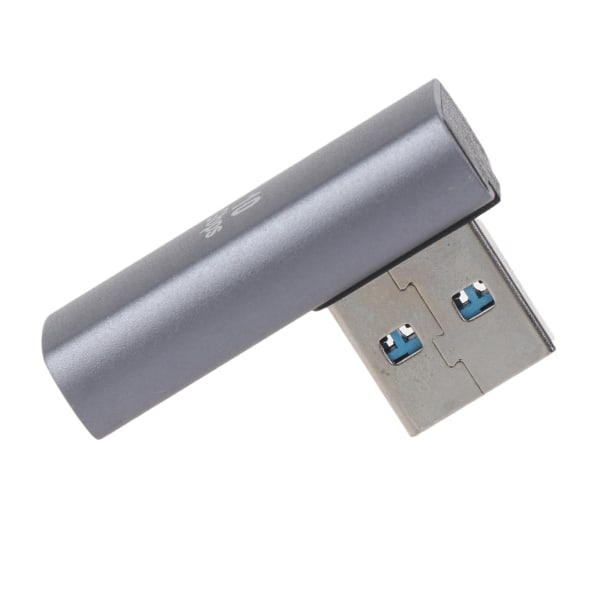 Høyre Vinkel USB til USB Adapter 90 Grader USB til USB 3.0 Konverteringskontakt for Bærbar PC 10 Gbps Datasynkronisering