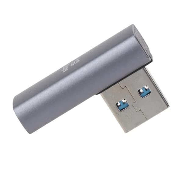 USB till USB-adapter, 90 grader, USB 3.0-konverterare, för laptop, 10 Gbps dataöverföring