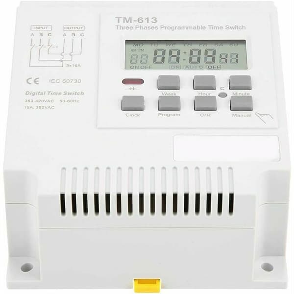 Programmerbar Timer - 380V Timer TM-613 Timerbryter for Trefasemotor