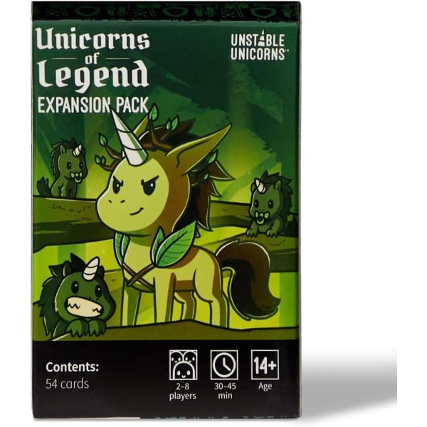 TeeTurtle | Kortspel | Ålder 8+ | 2-8 spillere | 30-45 minutter spilletid Unicorns of Legend Expansion Unicorns of Legend Expansion