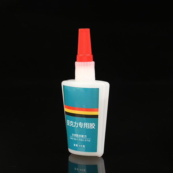 40 g sterk instant akryllim PMMA Adhesive ABS Transparent F