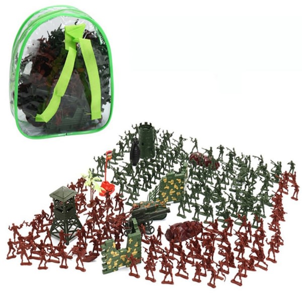 238st mini militärfigurer set med soldatsimuleringsleksak Green