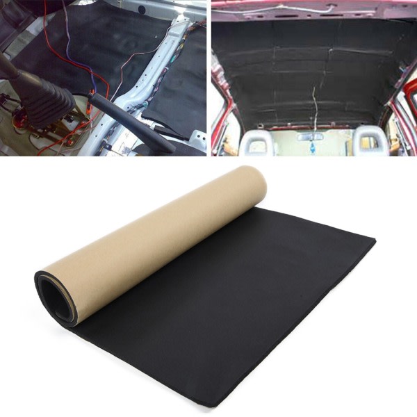 200x50cm 10/20mm Lyddempende Matte for Bil, Varmeisolasjon, Lyddemping, Lukket Celleskum, 10