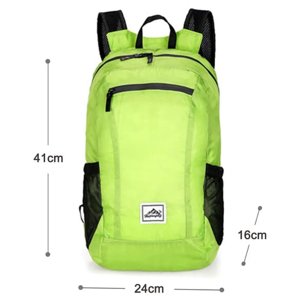 Foldable Waterproof Hiking Backpack Green green