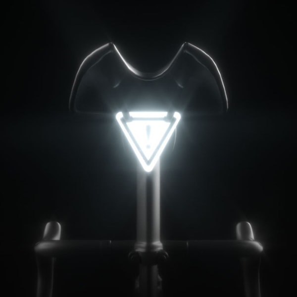 Cykelreflexskylt logotyp Cykeltriangel Tiny Reflector Cycli Gray C Gray C