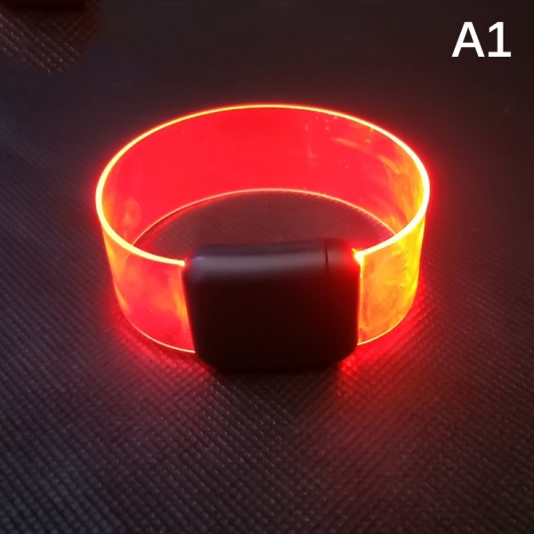 LED-batteri Ljusemitterande underhållning Jubelrekvisita Night R A1 one size A1 one size