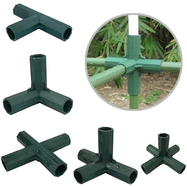 Hörnkoppling för växthusram, 4-pack 16 mm innerdiameter för möbler