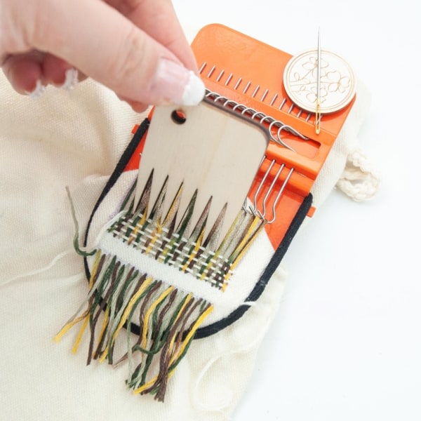Mini Darting Maskin Liten Strikke Maskiner Lett å Bære Liten Vev Husholdning Strikke Maskiner for Å Lage Jeans null - Dress en