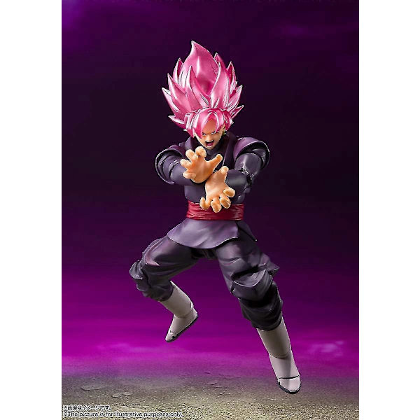 Bandai Tamashii Nations SH Figuarts Broly \"Dragon Ball Z\" Toimintahahmo Läpinäkyvä Tuki The pink Goku
