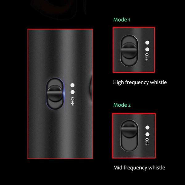 Mini Elektronisk Domarevisselpipa med Handledsrem, USB Laddningsbar Visselpipa för Campingsporter Nödöverlevnad Hög Decibel Elektronisk Fotbollsref.