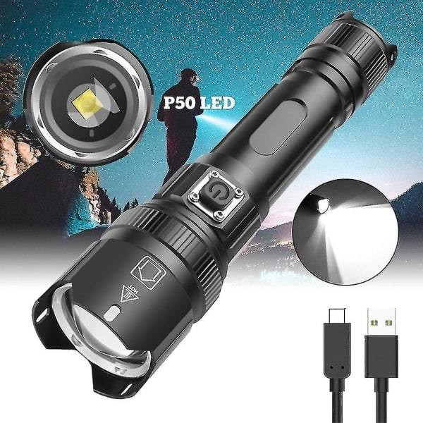 Tehokkain LED-taskulamppu Power, ladattava, P99