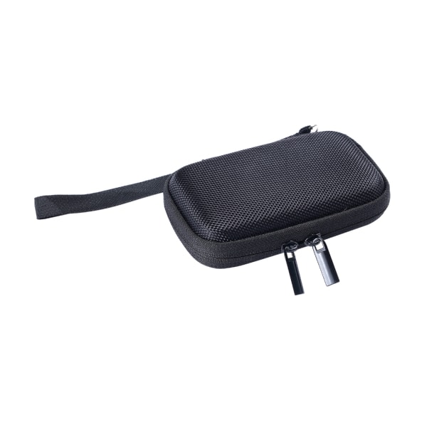 EVA hard case for små harddisker, harddiskveske for E30 SSD, bærbar beskyttende harddiskveske med stroppdeksel, svart