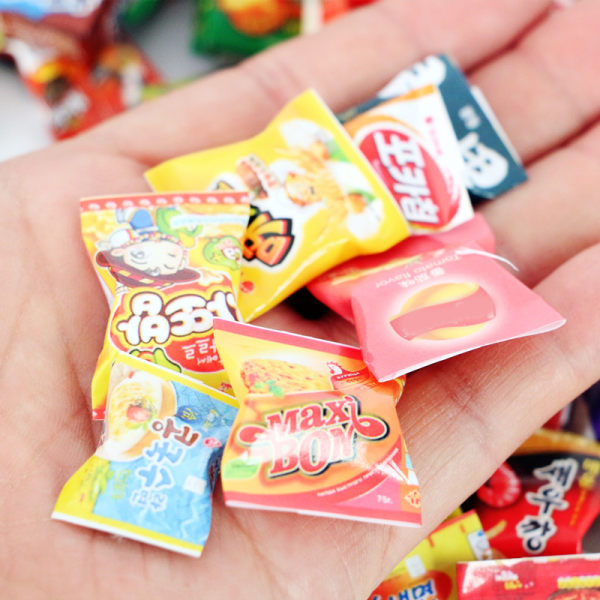 10 stk Dukkehus Simulering Snack Modell Dukkehus Supermarked A1