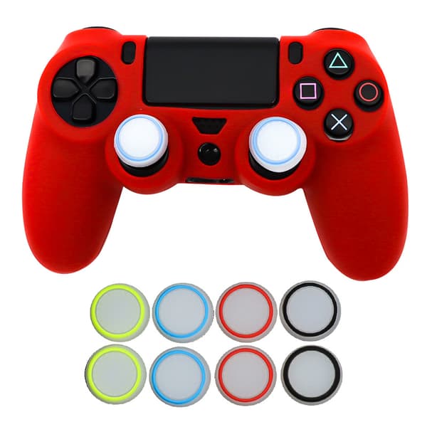 PS4 Xbox PS5 Tommelspak Tilbehørssett 8 Kontrollergrephetter