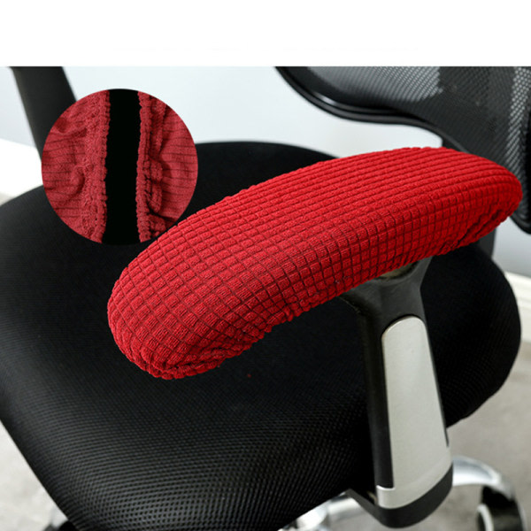 Kontorstol Armstöd Slipcovers Överdrag Kuddar Flexib Röd one size Red one size