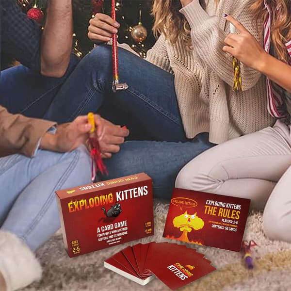 Exploding Kittens original kortspill - perfekt for familiespill og fester