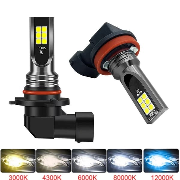 LED dimljus strålkastare vit 1156