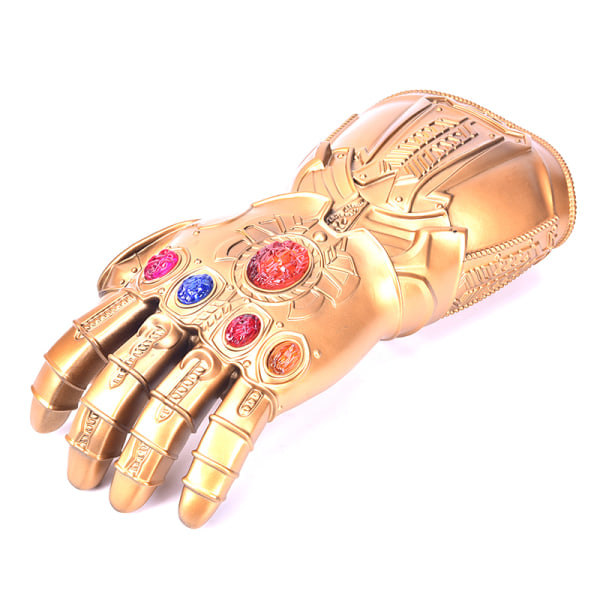 Avengers Thanos Infinity Gauntlet LED-hansker lyser opp Cosplay F Bronse S-Barn