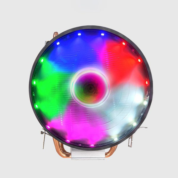 Kupari-lämpöputki CPU-jäähdytin Aurora Light -jäähdytystuulettimen LGA-jäähdyttimelle