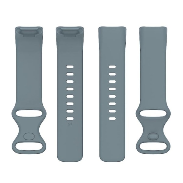 For Fitbit Charge 5 Silikon Watch Band Stål Blå S Steel Blue S
