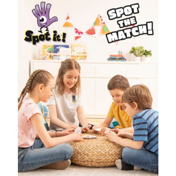 Matchende spil Spot It Observation Roligt familjespil Numbers Numbers