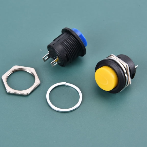 16mm 12V-24V vattentät bil LED Power Push Button Momentary Swi 2 2