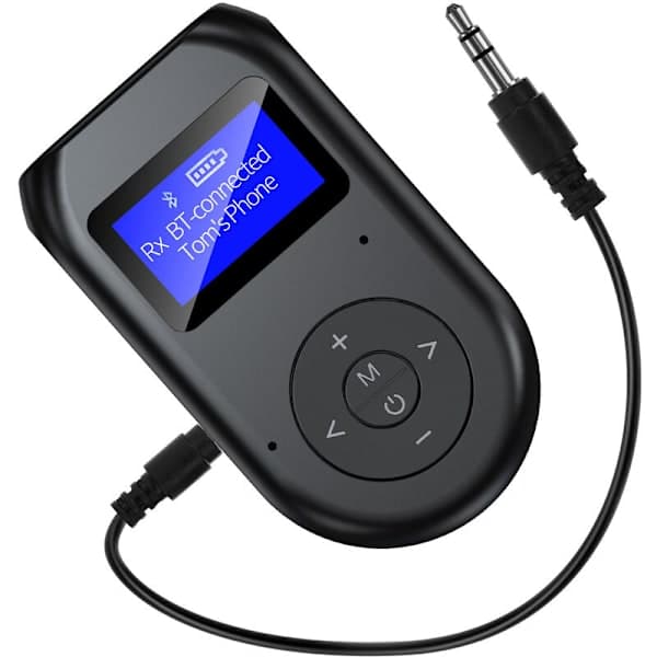 Bluetooth-lähetin/vastaanotin, 4-in-1 näkyvä langaton Bluetooth-sovitin