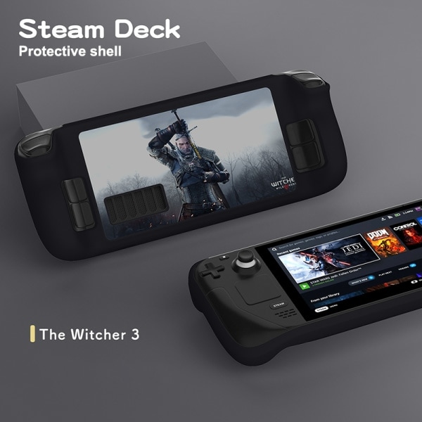 TPU Cartoon Case för Steam Deck Clear Soft Cover Pro A7