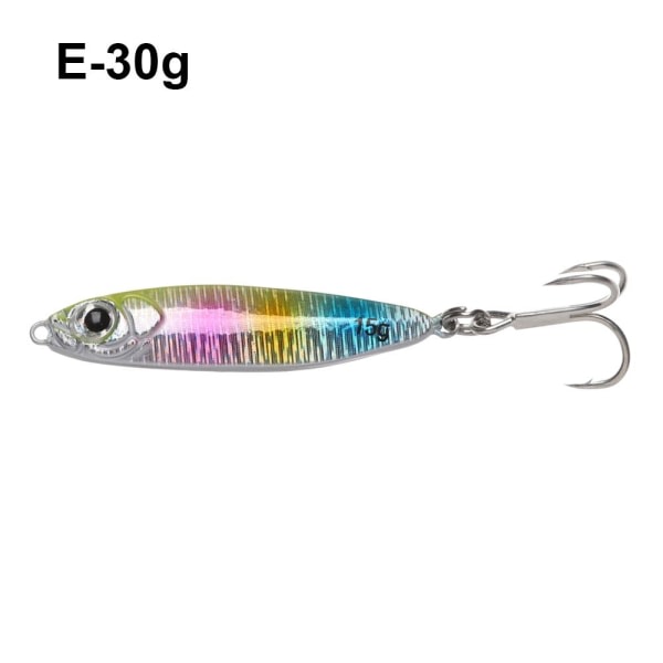 Metall Fiske Lures Jig Bait Blygjutning E - 30G - Perfekt