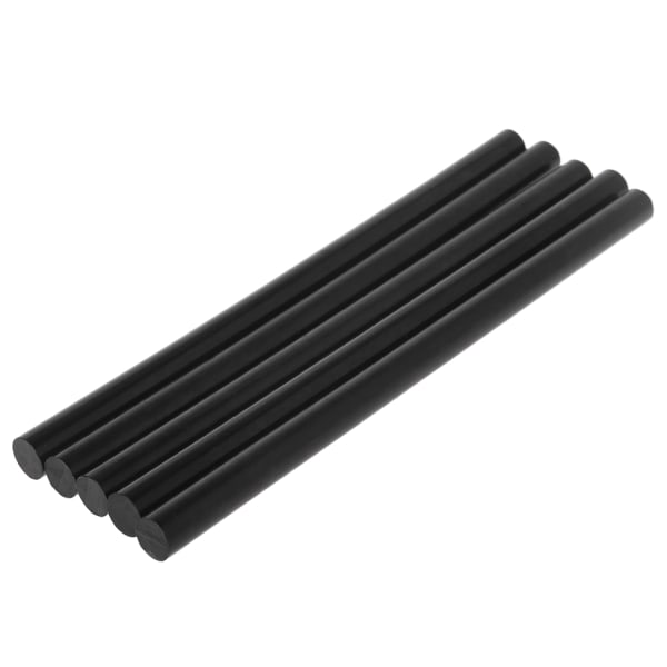 5 stk smeltelimstift svart høyklebende 11 mm for DIY håndverksleker reparasjonsverktøy