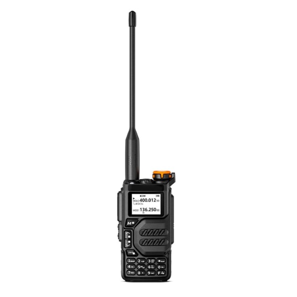Walkie Talkie UHF-VHF UV-K5 Langdistanse Mottaker Luftbånd Skrambler Type-C Lader Trådløs Frekvens Kopiering NOAA FM Radio