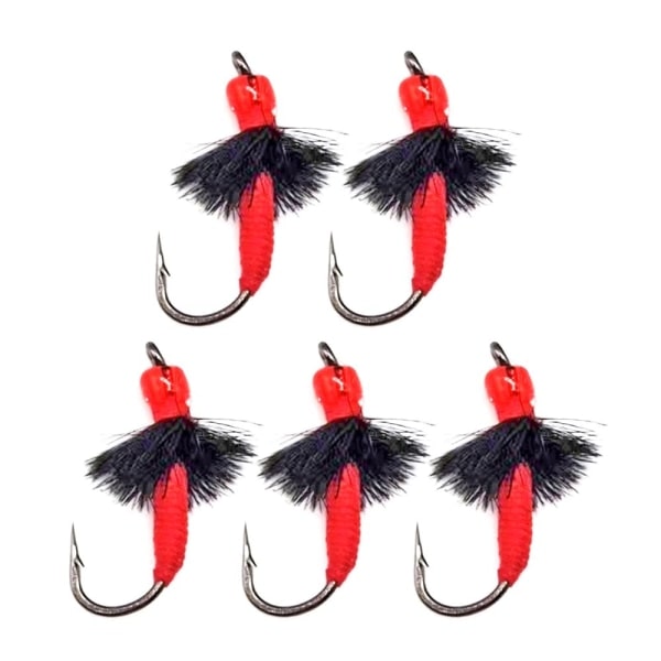 5 stk. kunstige insekt agn Fiske kroge 16# 16# 16#