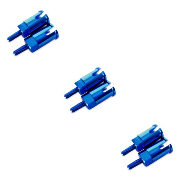 1/2/3/5 Aluminiumlegeringshjulaxel för 1/18 Hobbico Dromida BX/MT Mörkblå 3-pack