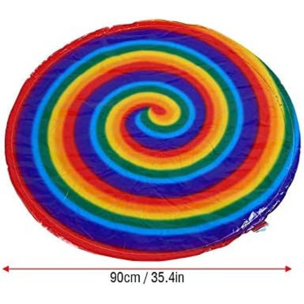Ilmapallo lentävät kiekot, Ilmapallo ripustetut lentävät kiekot Taitettava lento lapsille Perhe ulkoilmaurheilupelit