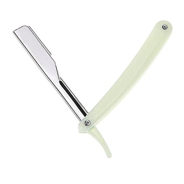 Professionel Manuel Hårklippervæske Razor Blade Rustfrit Stål 2 stk Sort