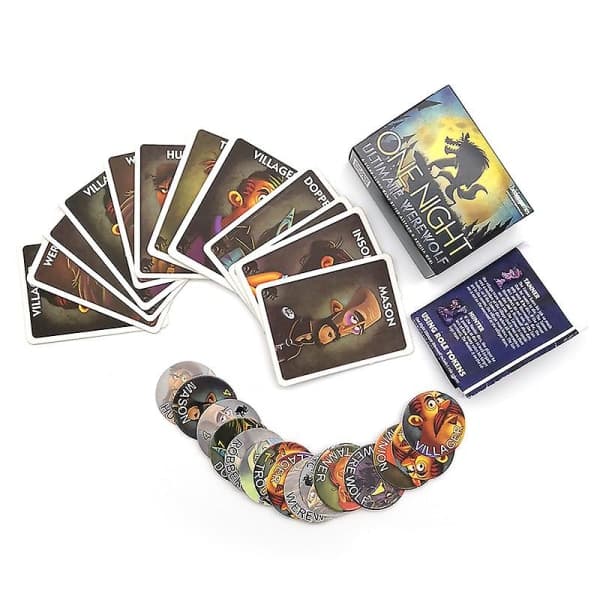 One Night Ultimate Werewolf Lautapeli Hauska Perhe Aamunkoitto Korttipeli Alien alien