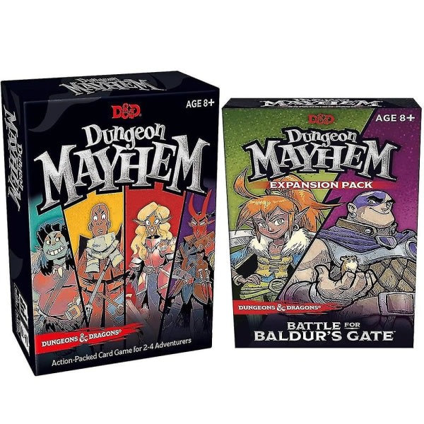Dungeones Mayhem Dungeonsing Dragons Kortspel120 kort Leksaksunderhållning Fest Familie Vänner Battle For Baldurs Gate Board