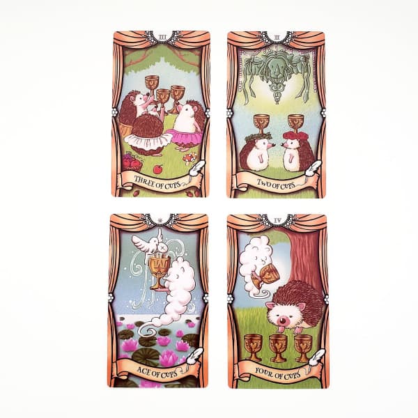 Siiliperheen Korttipeli Tarot-korttipakka