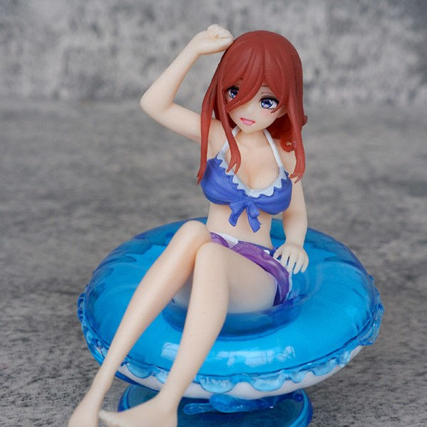 Uusi Hatsune Miku Anime-hahmo Kawaii Istuva Uimatyttö Fig A2 CDQ