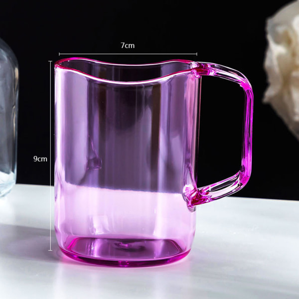 Nordisk Stil Munsköljkopp i Plast, Vatten, Te, Kaffe Mugg, Hemma, Resa, Tandborsthållare, Organiserare, Badrum, Dryckesglas, Transparent