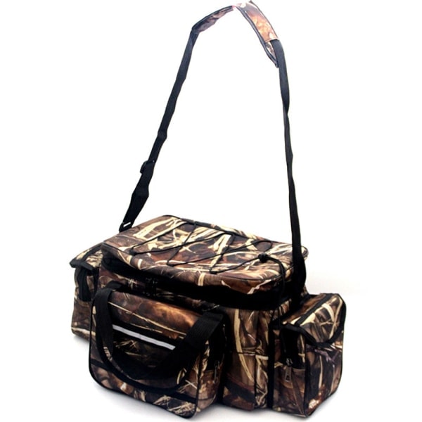 Utendørsfiske oppbevaringsveske fiskeveske messenger bag